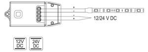 Přijímač pro kinetické bezdrátové vypínače 12/24V