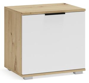 Halmar Botník / skříňka do předsíně CLIF ST-50 dub artisan / bílá