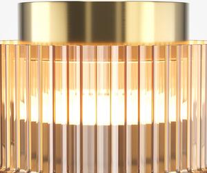 Maytoni LED stropní svítidlo SCALA, hnědá/bronzová, Ø 15 cm, sklo, stmívatelné, stmívatelný, Hnědá / rez, Obývací pokoj / jídelna, Sklo, Moderní
