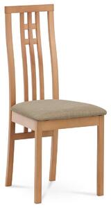 Jídelní židle Banwell-2482 BUK3 (buk + béžová). 773181