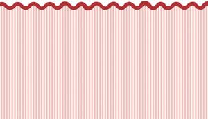 Dětská obrazová tapeta s vlnkami, bílo-růžová, 159524, Color Pop, Esta Home