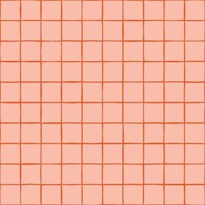 Tapeta s mřížkou, růžová, červená, 131596, Color Pop, Esta Home