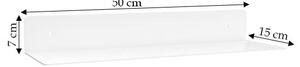 Actona Závěsná police Joliet II 50 cm bílá