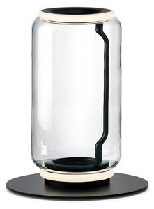 Flos F0288000 Noctambule F1 Low Cylinder Small Base, stojací lampa ze skla se stmívačem, 2x9W LED 2700K, výška 50cm