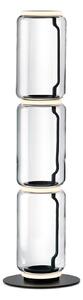 Flos F0290000 Noctambule F3 Low Cylinders Small Base, stojací lampa ze skla se stmívačem, 4x9W LED 2700K, výška 140cm