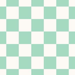 Tapeta se šachovnicovým vzorem, zelená, bílá, 139999, Color Pop, Esta Home