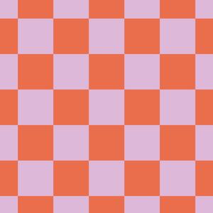 Tapeta se šachovnicovým vzorem, červená, růžová, 130914, Color Pop, Esta Home