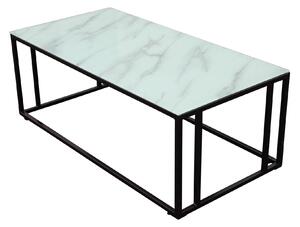 Odkládací stolek Rock 2.0, bílá, 120x60x45