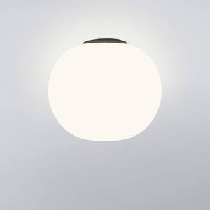 Casablanca Stropní světlo Acai, bílo-černé, sklo, 21 cm, E27, stmívatelný, Bílá / opál, Obývací pokoj / jídelna, Sklo