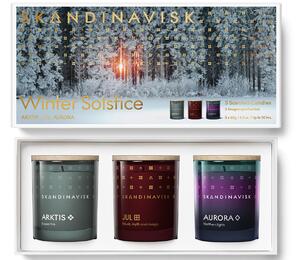 Skandinavisk Dárková sada svíček Winter Solstice - 3 ks SDK206