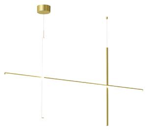 Flos F1862044 Coordinates S 2, závěsné svítidlo anodizovaná champagne, 55W 2700K