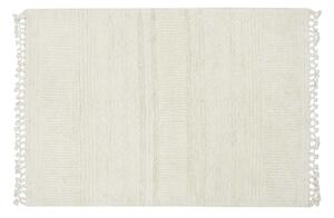 MUZZA Vlněný koberec ria 120 x 170 cm bílý