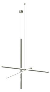 Flos F1842033 Coordinates S 1 CLIII, závěsné svítidlo, stříbrná, 32W 2700K