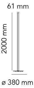 Flos F1801044 Coordinates F, stojací lampa, anodizovaná champagne, 57W 2700K