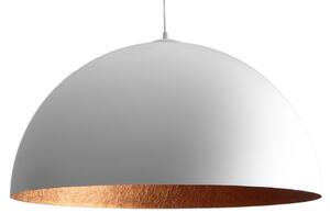 Nordic Design Bílo měděné závěsné světlo Darly 70 cm