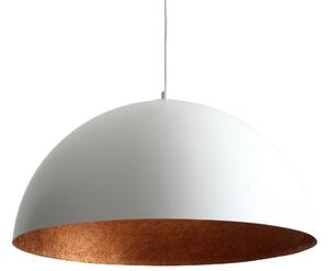 Nordic Design Bílo měděné závěsné světlo Darly 50 cm