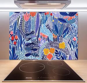 Panel do kuchyně Květinový vzor pl-pksh-100x70-f-129495828