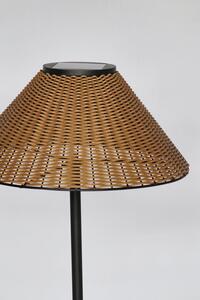 Solární stojací lampa Kalya 160 cm přírodní