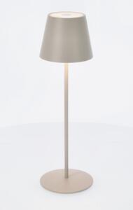 Stolní lampa Ettie 38 cm béžová