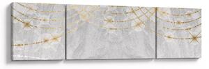 Obraz - Beton s designem (170x50 cm)