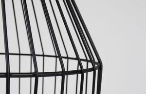 White Label Černo zlatý kovový odkládací stolek WLL NOUT 37 cm
