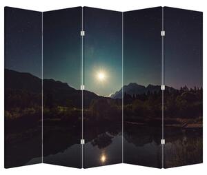 Paraván - Noční obloha (210x170 cm)