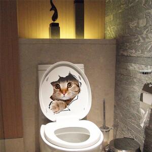 Master Kočka 3D - samolepka na zeď