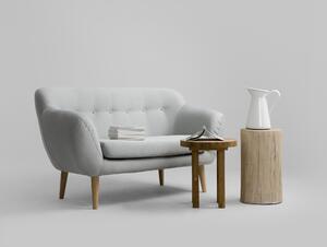 Nordic Design Šedá látková dvoumístná pohovka Margona 141 cm