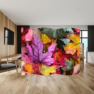 Paraván - Podzimní listy (210x170 cm)