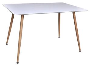 Jídelní stůl Polar, bílá, 120x80x75