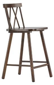 Barová židle Mollöström, 2ks, hnědá, 44x43x90