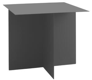 Nordic Design Černý kovový konferenční stolek Elion 50x50 cm