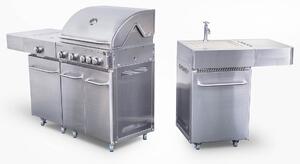 Plynový gril G21 Arizona, BBQ kuchyně Premium Line 6 hořáků + zdarma redukční ventil - poškozený obal