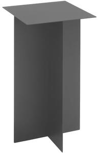 Nordic Design Černý kovový podstavec Elion 30x30 cm