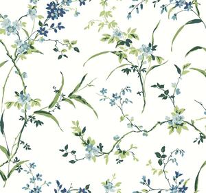 Vliesová tapeta na zeď, rozkvetlé větvičky, BL1744, Blooms Second Edition Resource Library, York