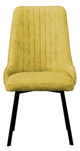 DOLMAR SEDAČKY Jídelní židle - KR-6, různé tkaniny a barvy na výběr Čalounění: tmavě šedá (Uttario Velvet 2970)