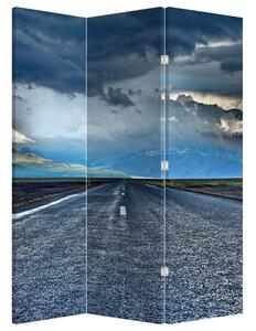 Paraván - Cesta v bouři (126x170 cm)