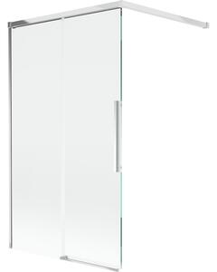 Mexen Rox vanová zástěna 2-dílná posuvná 120 x 150 cm, transparentní, chrom - 8C9-120-003-01-00