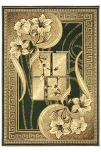 Makro Abra Kusový koberec GOLD 365/32 zelený Rozměr: 80x150 cm
