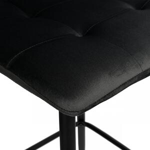 TZB Barová židle Hamilton Velvet černá