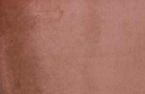 Hoorns Starorůžová sametová dvoumístná pohovka Norma 110 cm