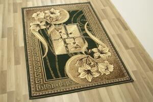 Makro Abra Kusový koberec GOLD 365/32 zelený Rozměr: 300x400 cm