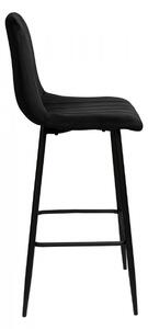 TZB Barová židle Toronto Velvet černá