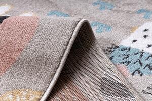 Makro Abra Dětský kusový koberec FUN Kočičky béžový Rozměr: 80x150 cm
