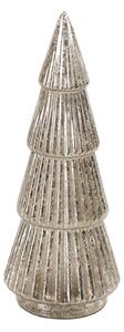 DEKORAČNÍ FIGURKA LED 10X31 CM STŘÍBRNÁ