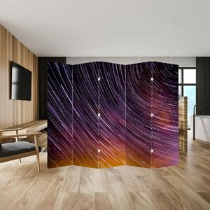 Paraván - Rozmazané hvězdy na obloze (210x170 cm)