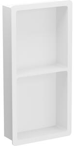 Mexen X-Wall-K nástěnná police z konglomerátu 62,2 x 30,7 cm, bílá - 1900623010