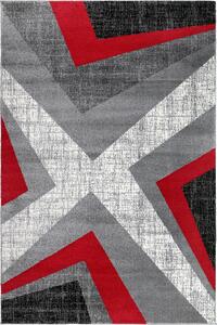 Kusový koberec Warner 1180A - červený - 60x110cm