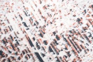 Makro Abra Moderní kusový koberec DAKOTA YF88B abstraktní krémový Rozměr: 58x99 cm