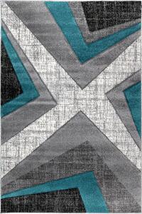 Kusový koberec Warner 1180A - modrý - 140x200cm